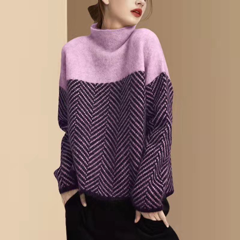 Levoire | Sweat Avec Contraste Rosa