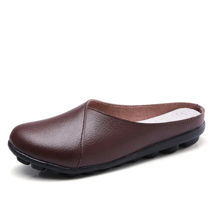 Levoire | Élégantes Chaussures À Mi-Hauteur Pour Femmes Rouge brun