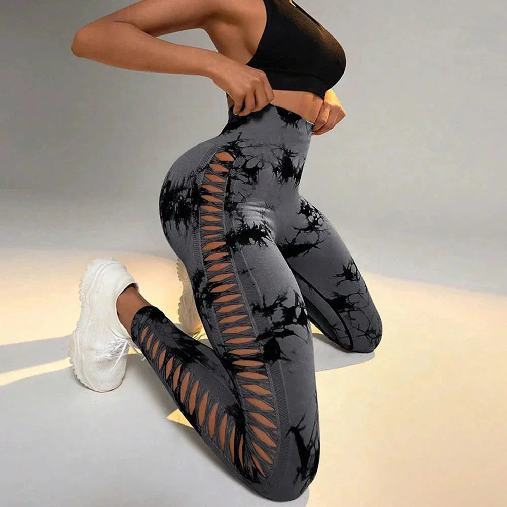 Levoire | Leggings Push-Up Avec Tie Dye Antlia Gris foncé