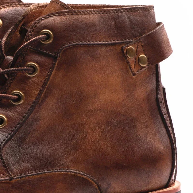 Levoire | Bottes en cuir hautes pour hommes