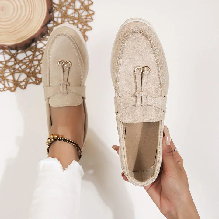 Levoire | Chaussures Plates Et Décontractées Beige