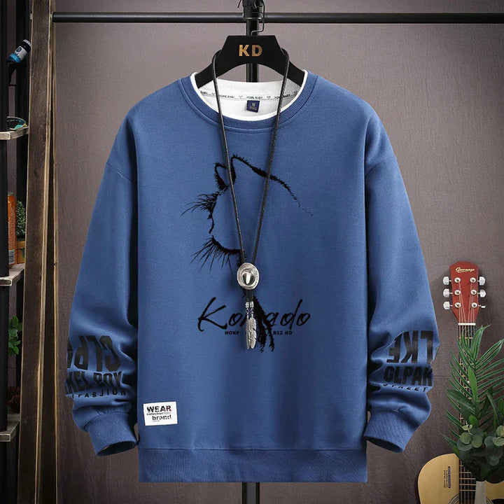 Levoire | Sweat-Shirt Pour Hommes Bleu