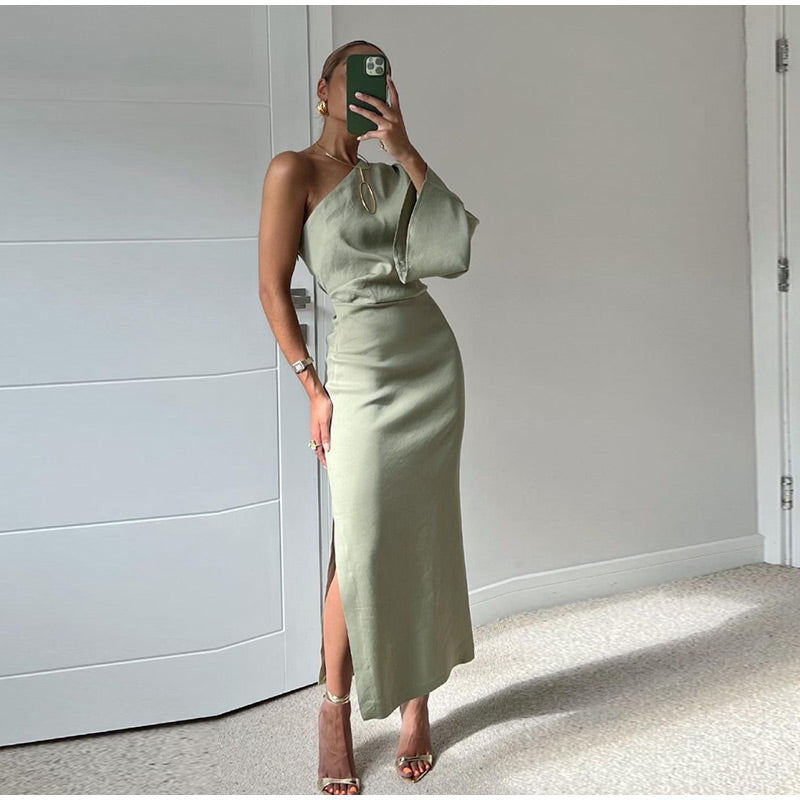 Levoire | Robe D'Été Froncée Rentouksinen