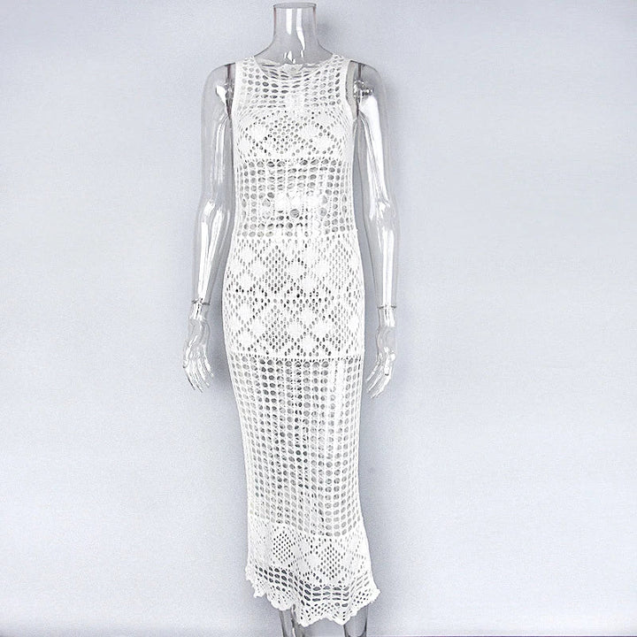 Levoire | Robe Maxi Holli Transparente Crochet