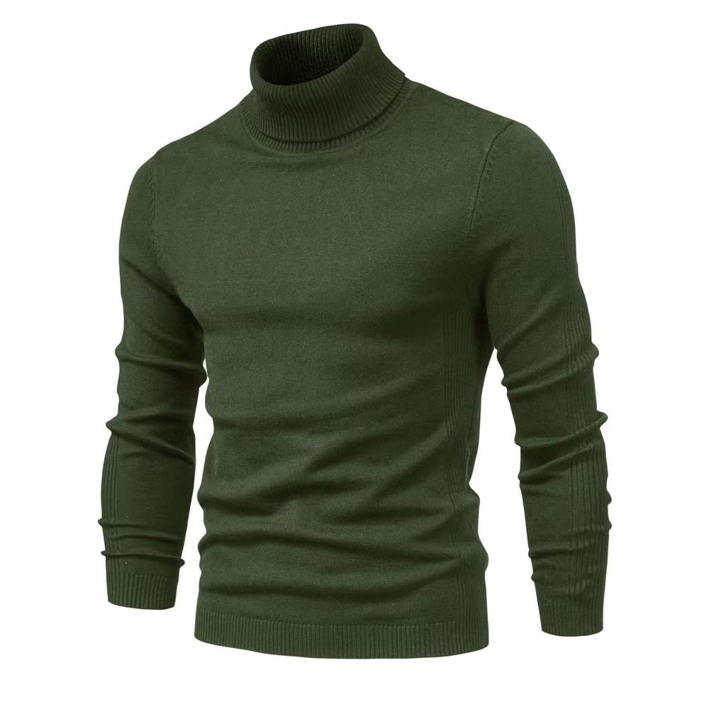 Levoire | Pull à col roulé en cachemire luxueux Vert