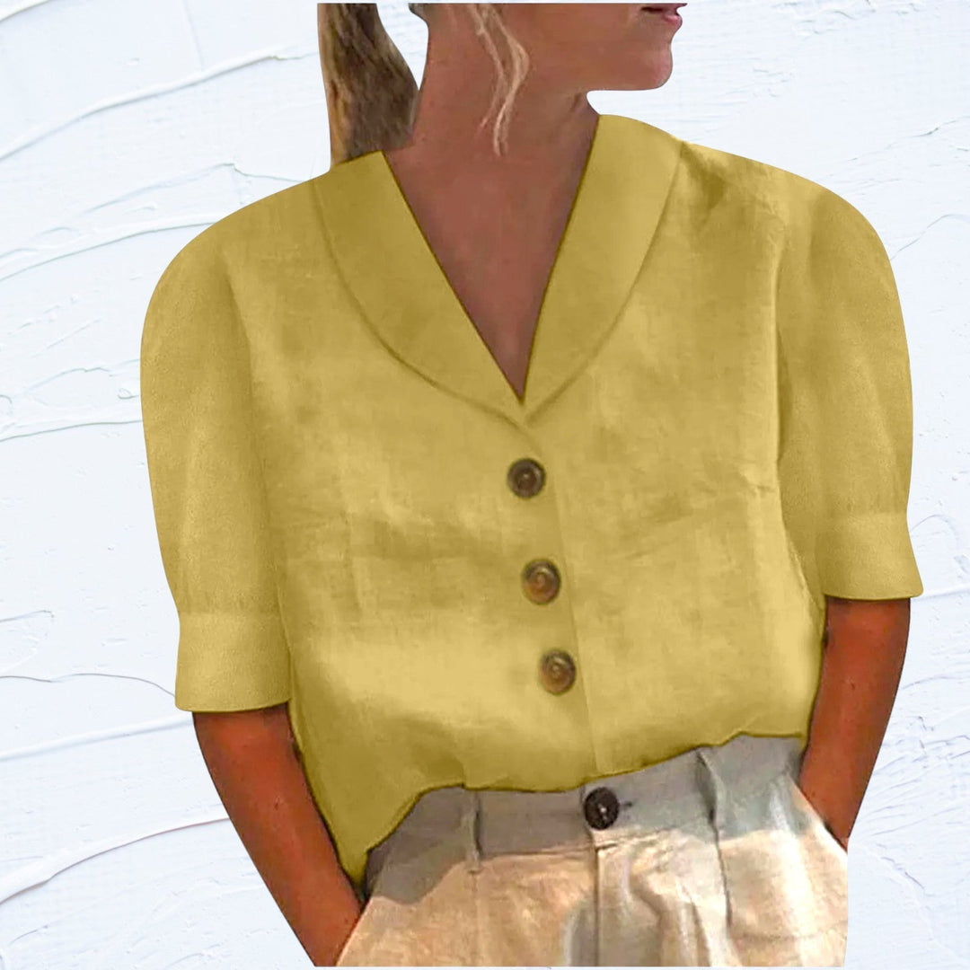 Levoire | Chemise De Location Avec Col Jaune