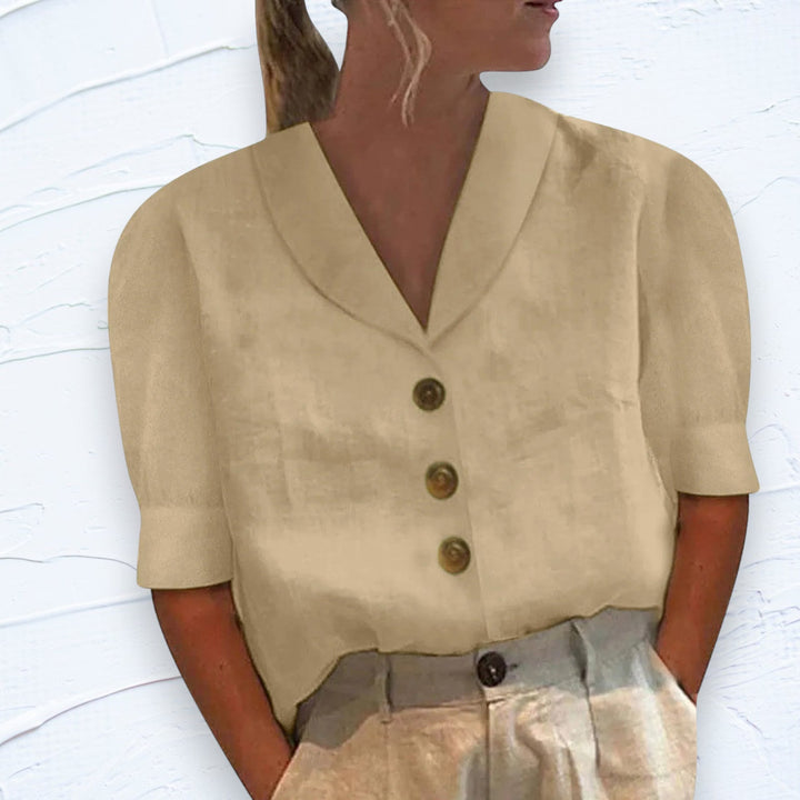 Levoire | Chemise De Location Avec Col Beige