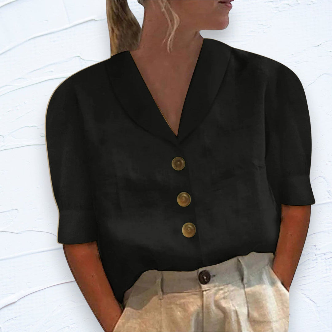 Levoire | Chemise De Location Avec Col Noir