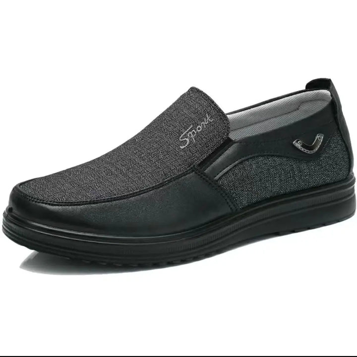 Levoire | Chaussons Classiques Pour Hommes Grau Design 2