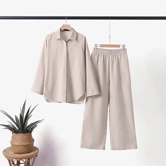Levoire | Pantalon Et Haut Confortables Pour Femmes Beige