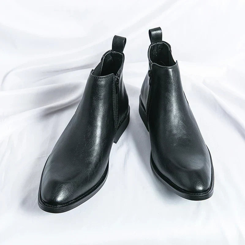 Levoire | Bottes En Cuir Avec Fermeture Éclair