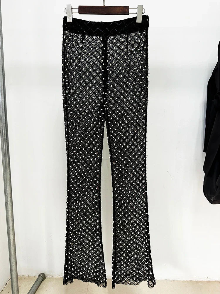 Levoire | Applications Perles Le pantalon noir