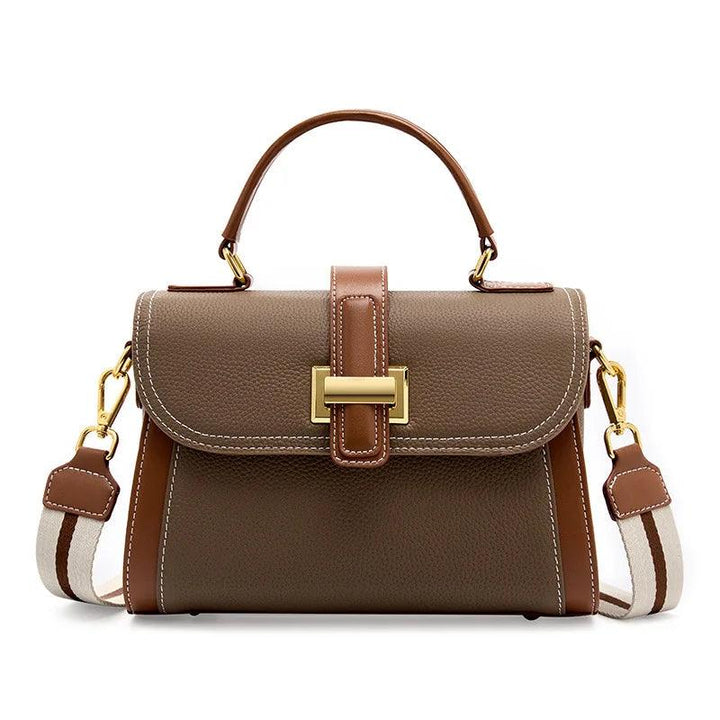 Levoire | Le Sac En Cuir Véritable Macy Gris (20cm<Longueur maximale<30cm)