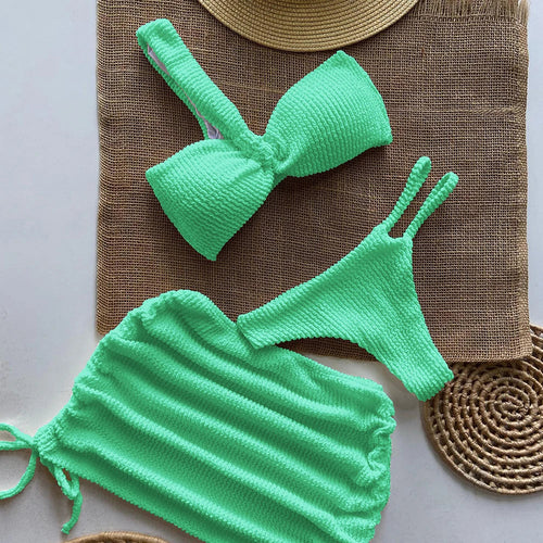 Levoire | Ensemble De Maillot De Bain Deux Pièces Avec Jupe De Plage