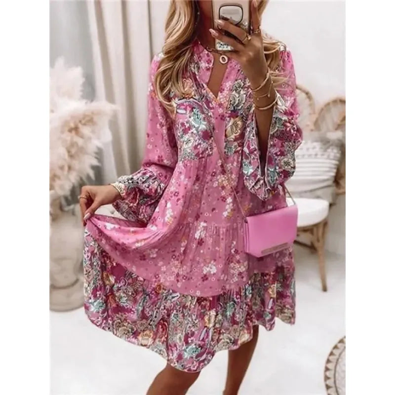 Levoire | Robe D'Été Bohème Trapèze