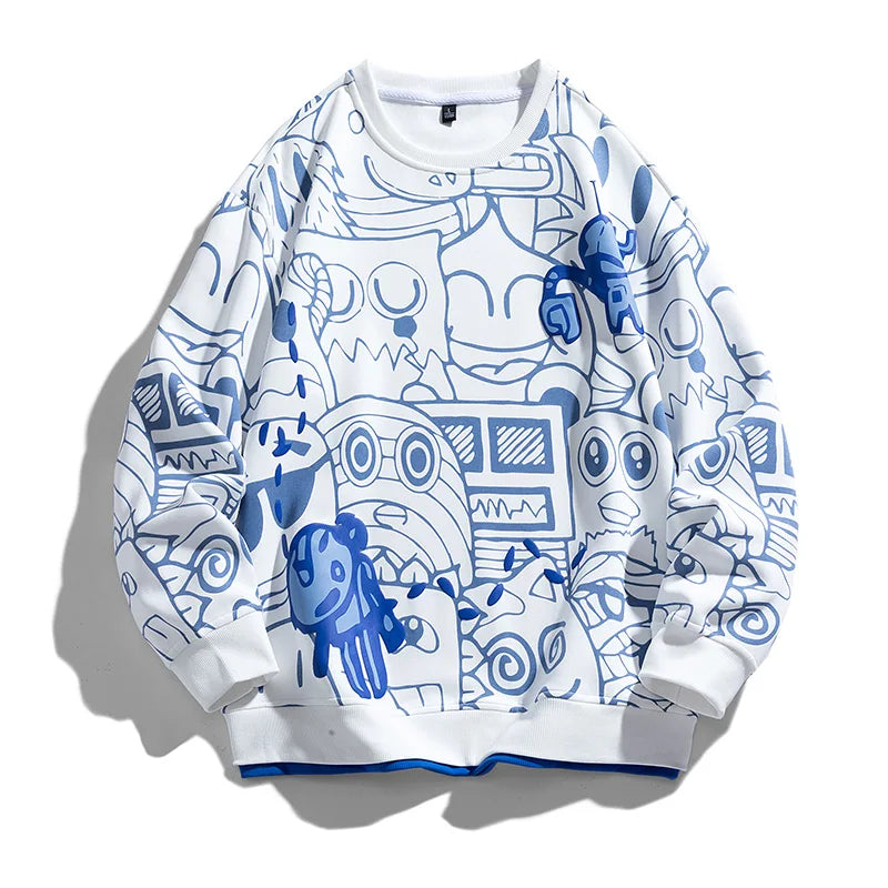 Levoire | Pull Graffitone Statement Blanc
