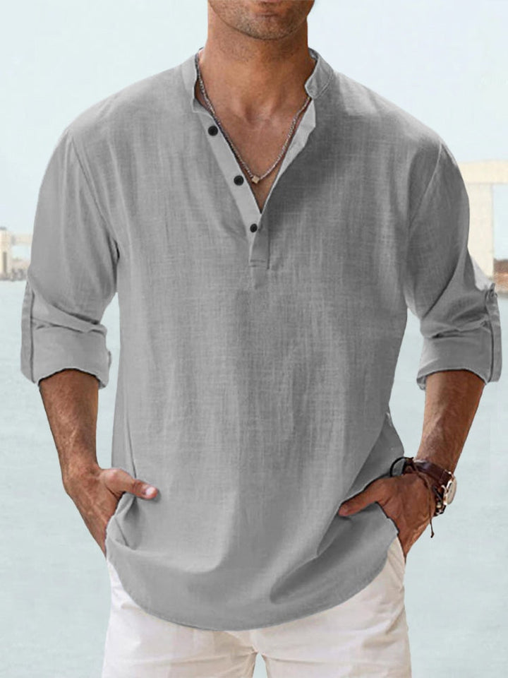 Levoire | Chemise en lin respirante Gris