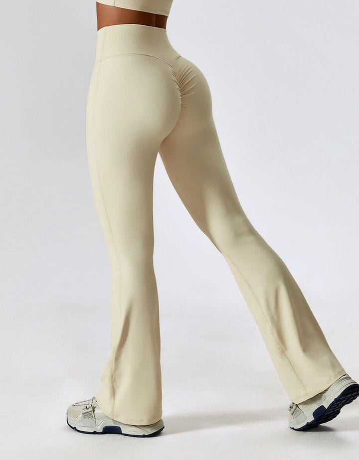 Levoire | Pantalons Legging Larges Et Confortables Abricot
