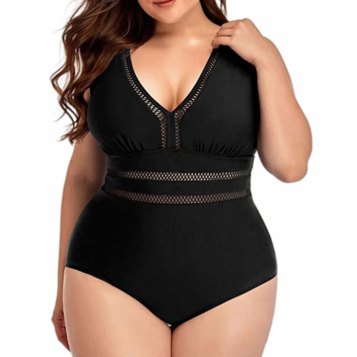 Levoire | Bikini En Maille Grande Taille Pour Femme Noir