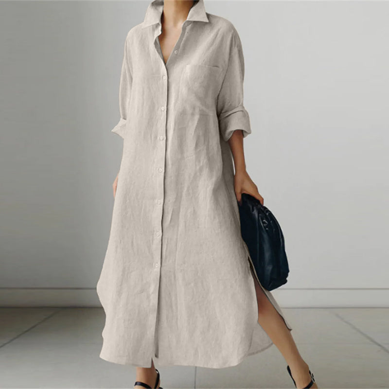 Levoire | Robe Chemise - Coréen Beige