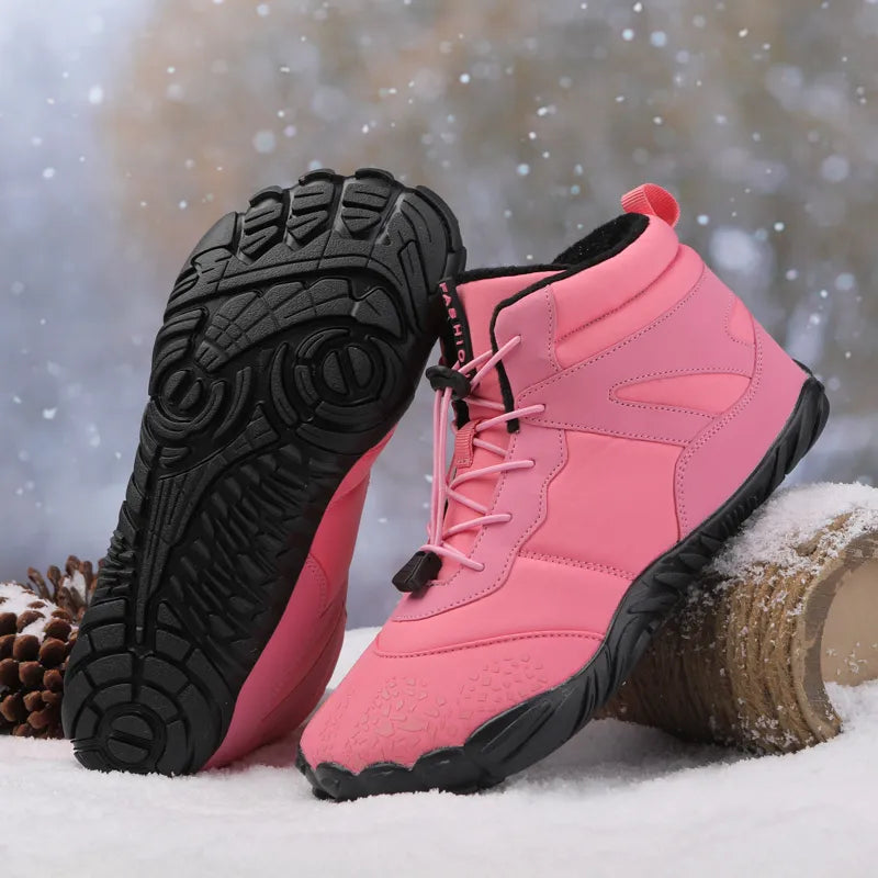 Levoire | Bottes d'hiver légères pour pieds nus Rose