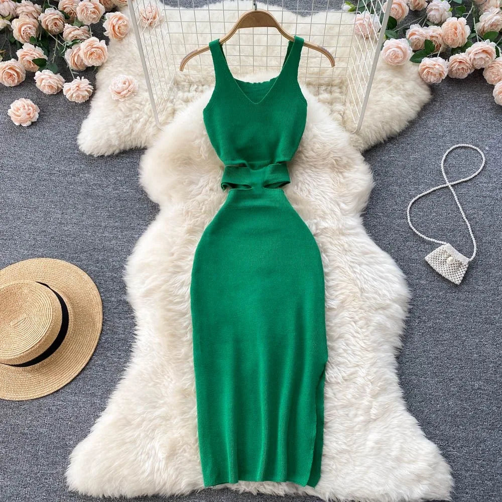 Levoire | Robe de mode pour femmes Vert Une taille
