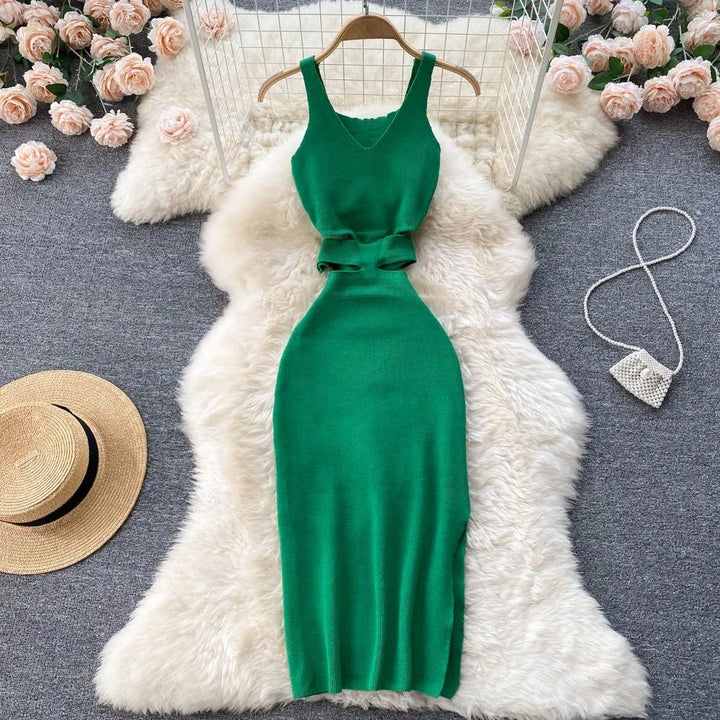 Levoire | Robe de mode pour femmes Vert Une taille
