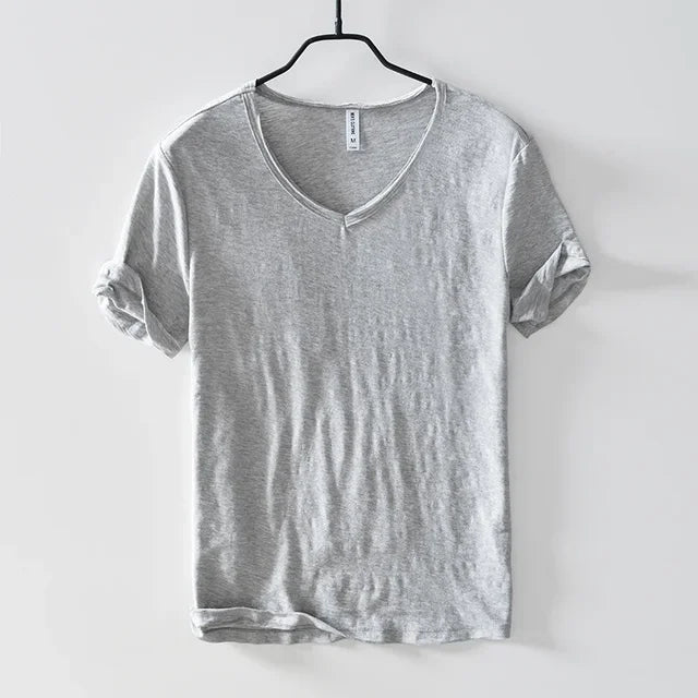 Levoire | T-Shirt Col V Intemporel Hommes