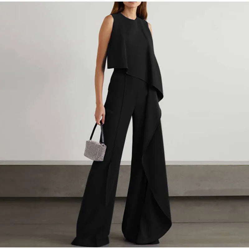 Levoire | Ensemble Sans Manches Pour Femmes Noir