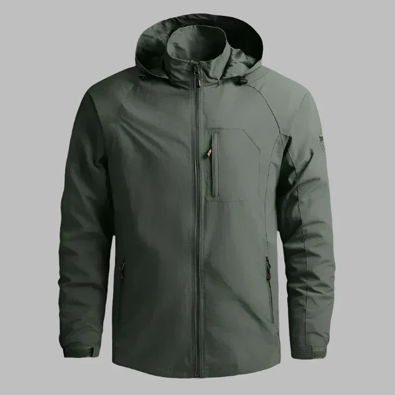 Levoire | Veste De Randonnée Légère Et Imperméable Pour Hommes Vert olive