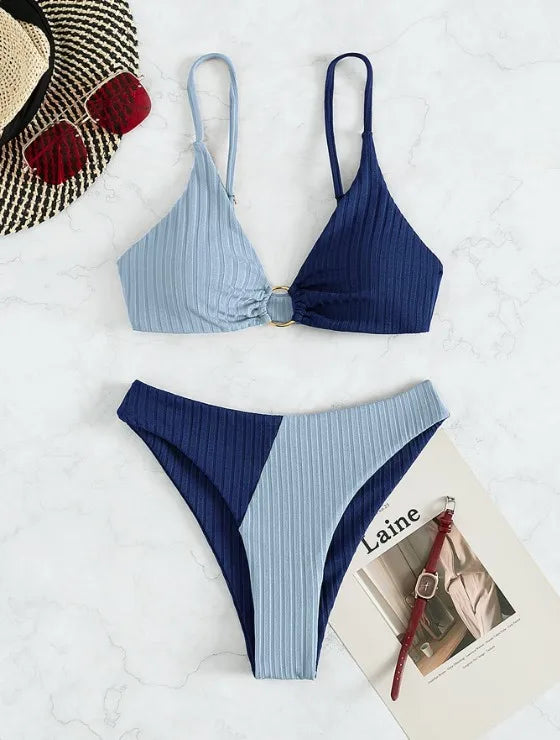Levoire | Maillot De Bain Réversible Bleu