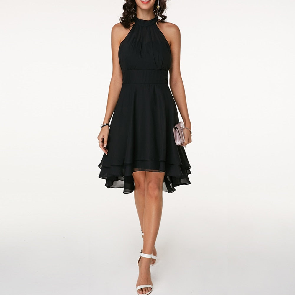 Levoire | Robe Élégante Attrayante Noir