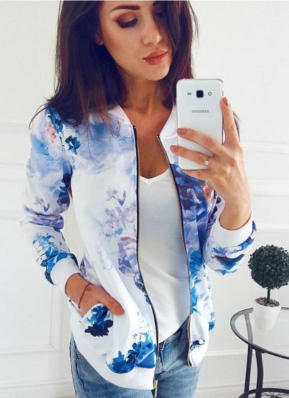 Levoire | Veste De Transition Pour Femmes Avec Imprimé Floral