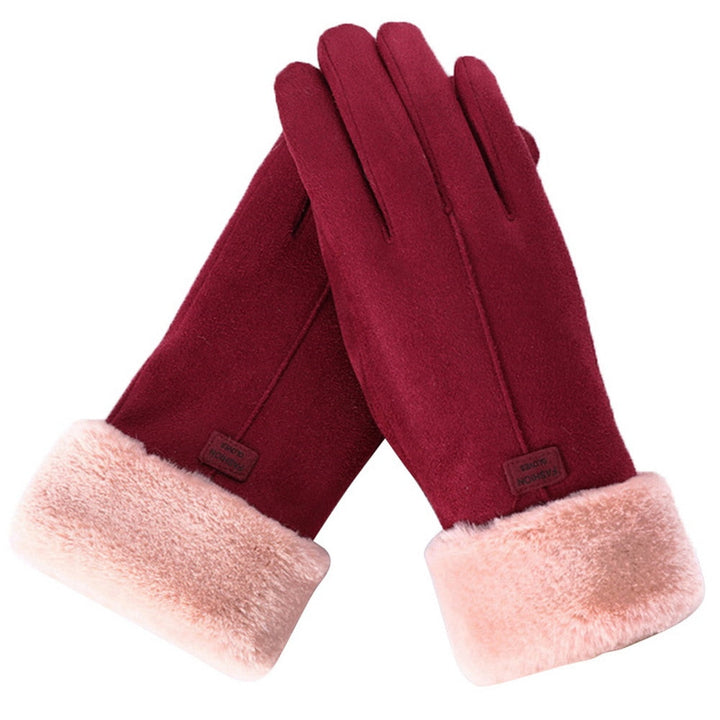 Avriane - Gants en fourrure d'hiver élégants et stylés pour femmes
