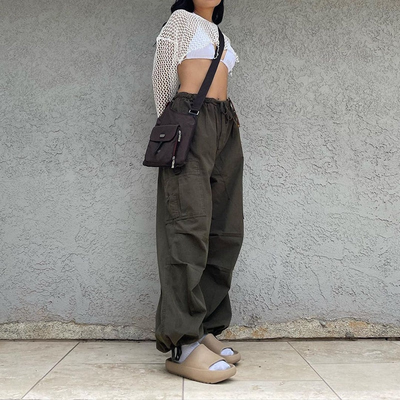 Levoire | Pantalon De Jogging Élégant Et Stylé Pour Femmes Vert kaki 2
