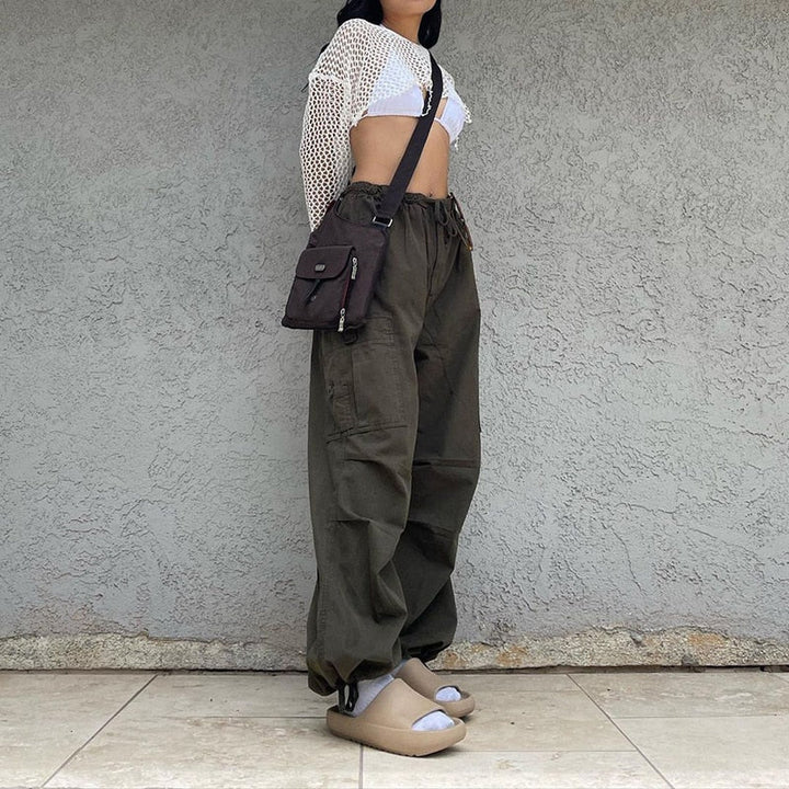 Levoire | Pantalon De Jogging Élégant Et Stylé Pour Femmes Vert kaki 2