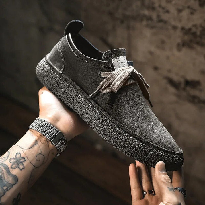 Levoire | Chaussures En Daim Gris