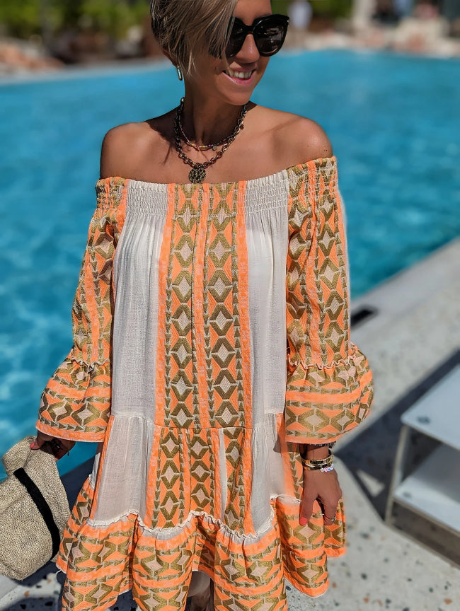 Levoire | Robe mini avec imprimé ethnique