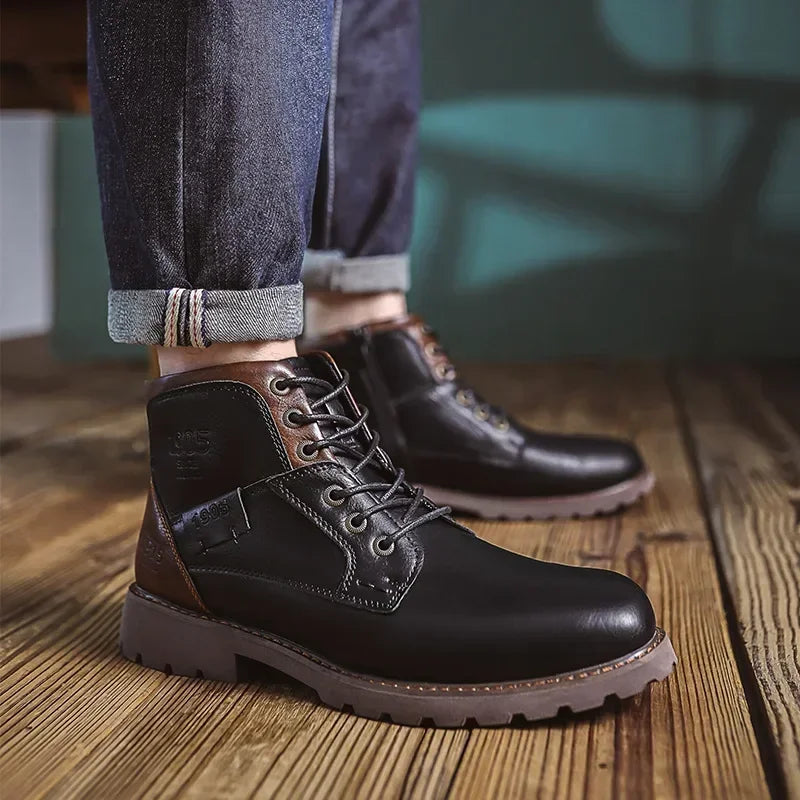 Levoire | Bottines Élégantes Pour Hommes De Style Britannique