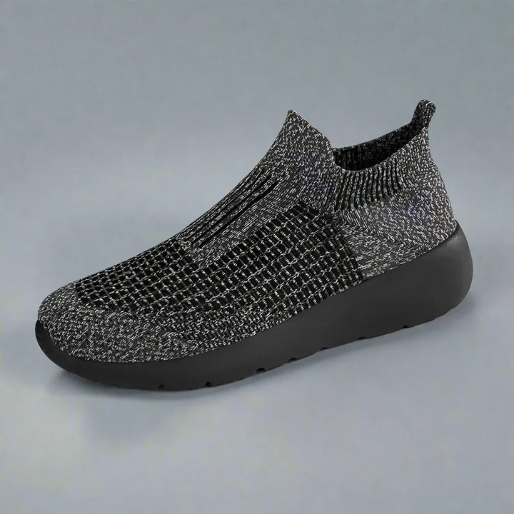 Levoire | Botte De Travail Ergonomique En Réseau Antidérapante Pour Femmes Et Hommes Avec Une Large Boîte À Orteils Gris