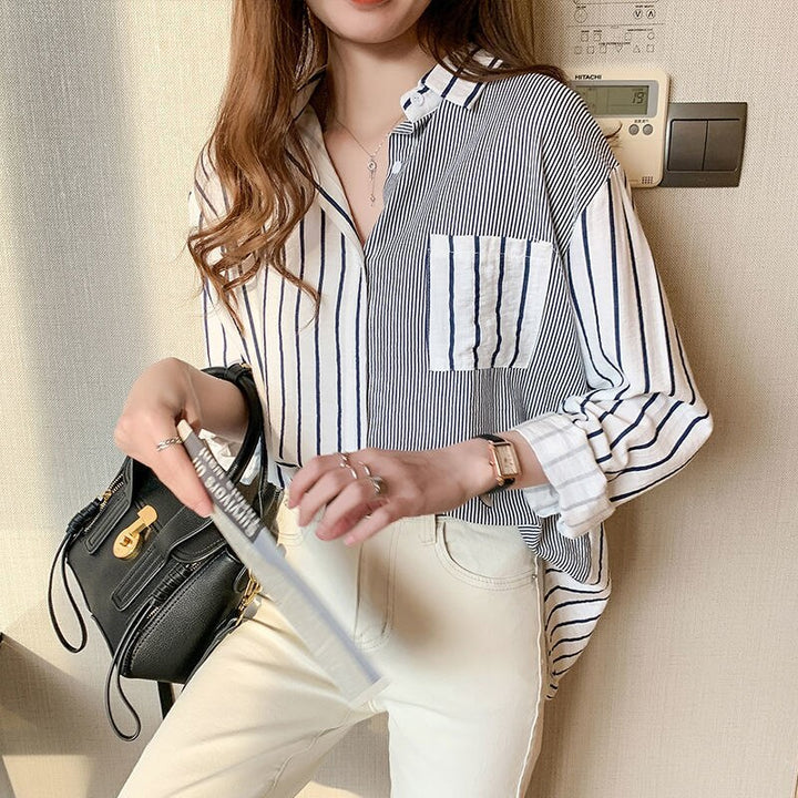 Levoire | Blouse À Rayures Pour Femmes