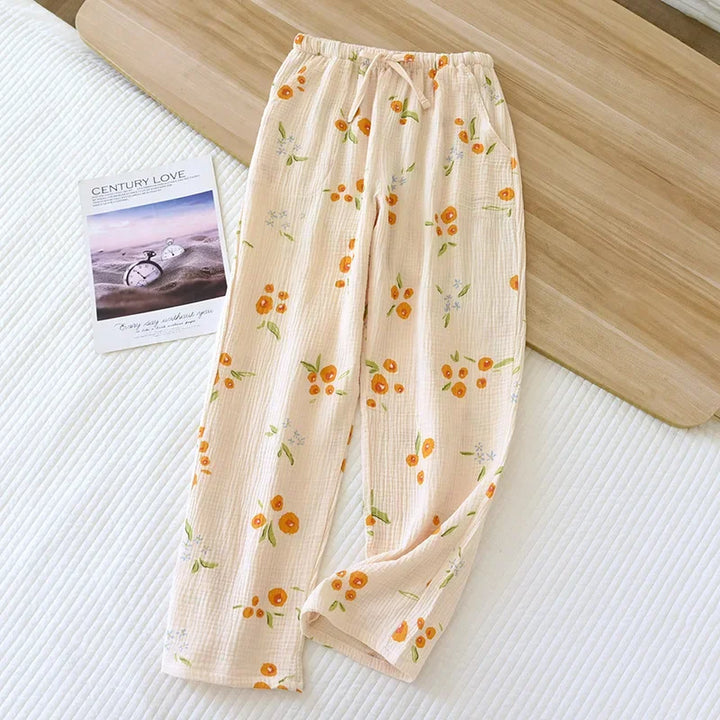 Levoire | Pantalons De Pyjama En Crepe De Coton 4