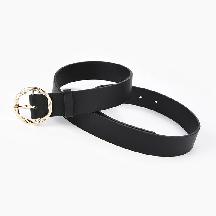 Levoire | Ceinture Femme Moderne Élégante Avec Boucle Dorée