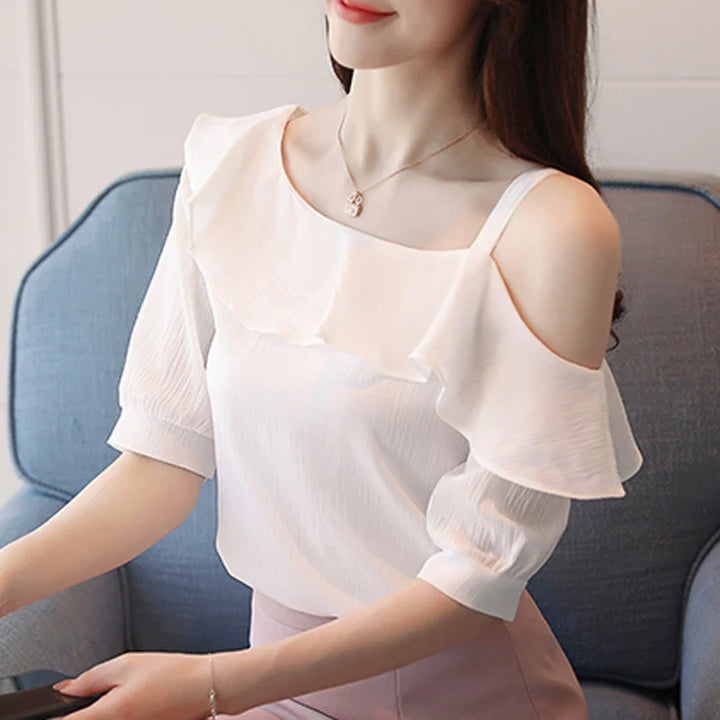 Levoire | Blouse D'Été Tendance Pour Femmes Blanc