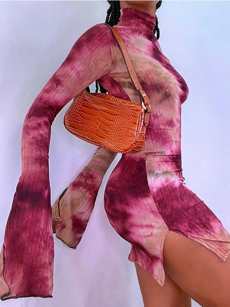 Levoire | Robe Avec Motif Tie Dye Joyeux