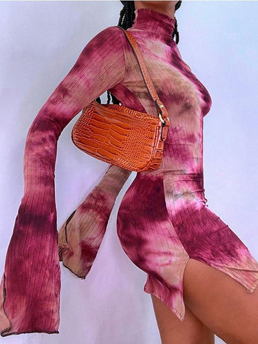 Levoire | Robe Avec Motif Tie Dye Joyeux