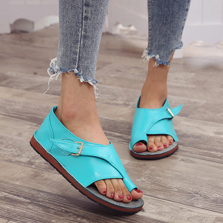 Levoire | Sandales Pour Femmes Stylées Avec Confort Orthopédique Bleu