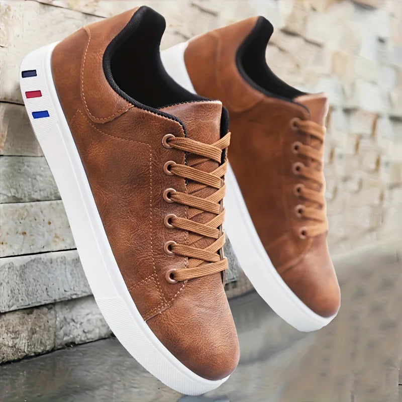 Levoire | Chaussures en cuir confortables Braun