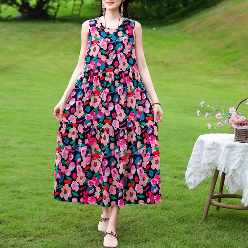 Levoire | Robe Longue Bohème Grande Taille G