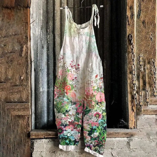 Levoire | Jumpuit À Motif Floral Style Été